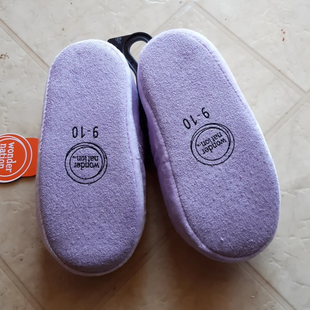 Wonder Nation Little Girl Slippers
